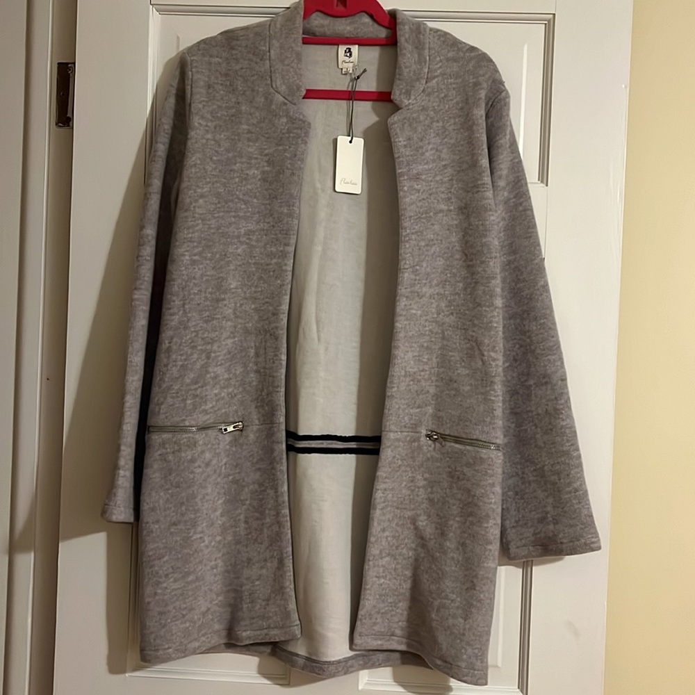 Vici Catalog pocketed coat, gray - Picture 4 of 7